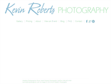 Tablet Screenshot of kevinrobertsphotography.com
